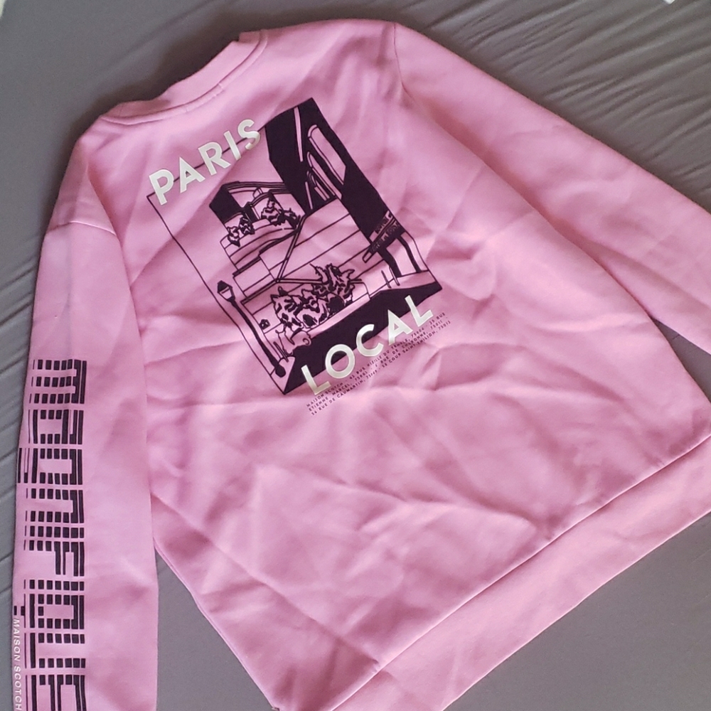Scotch & Soda XL Pink Sweatshirt